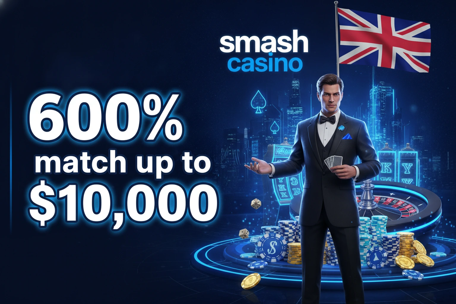 Smash Casino United Kingdom: Slots, Live Games, and Sportsbook