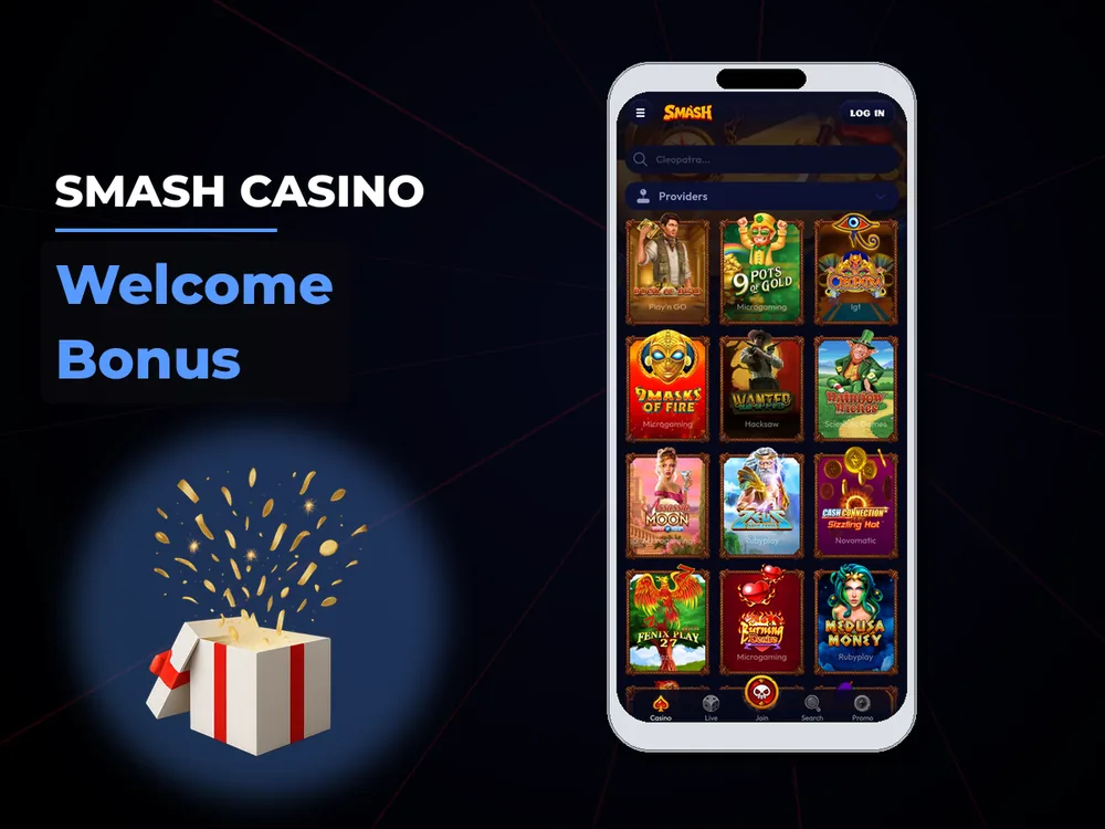 smash casino - Welcome Bonus