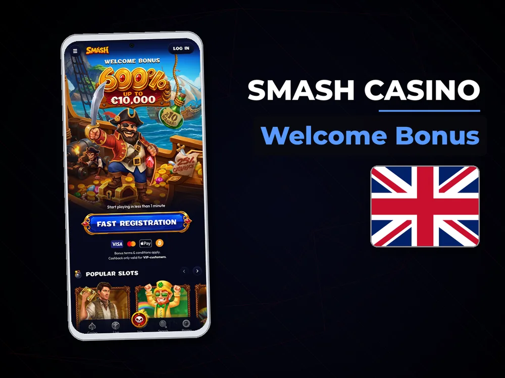 smash casino - Welcome Bonus