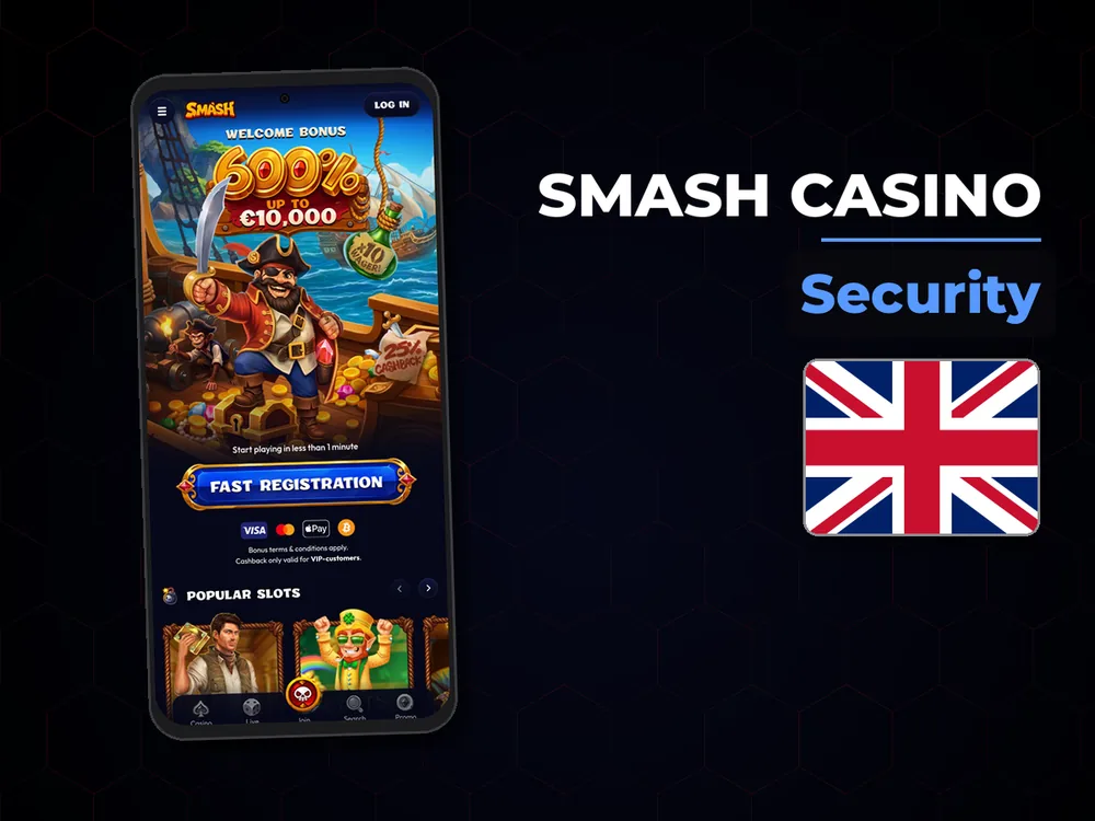 smash casino - Security