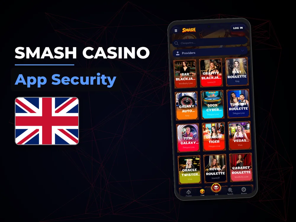 smash casino - App Security