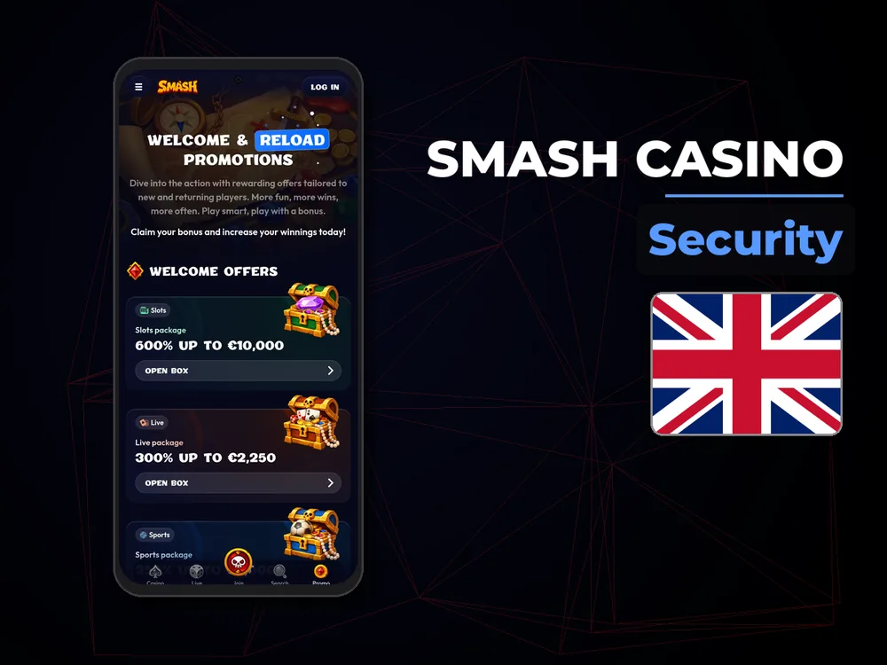 smash casino - Security
