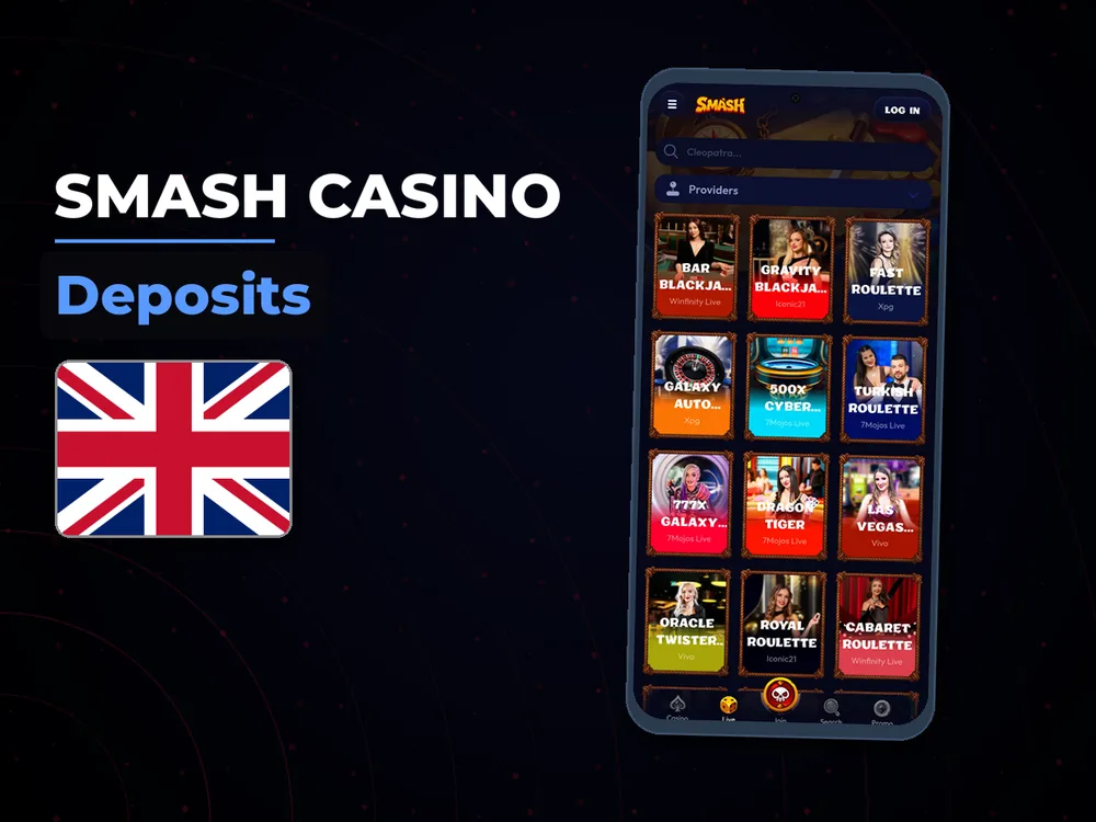 smash casino - Deposits