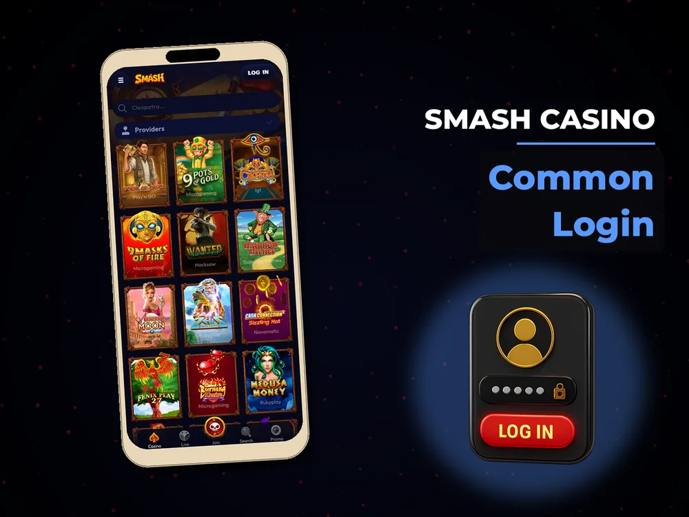 smash casino - Common Login
