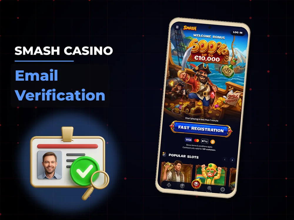 smash casino - Email Verification