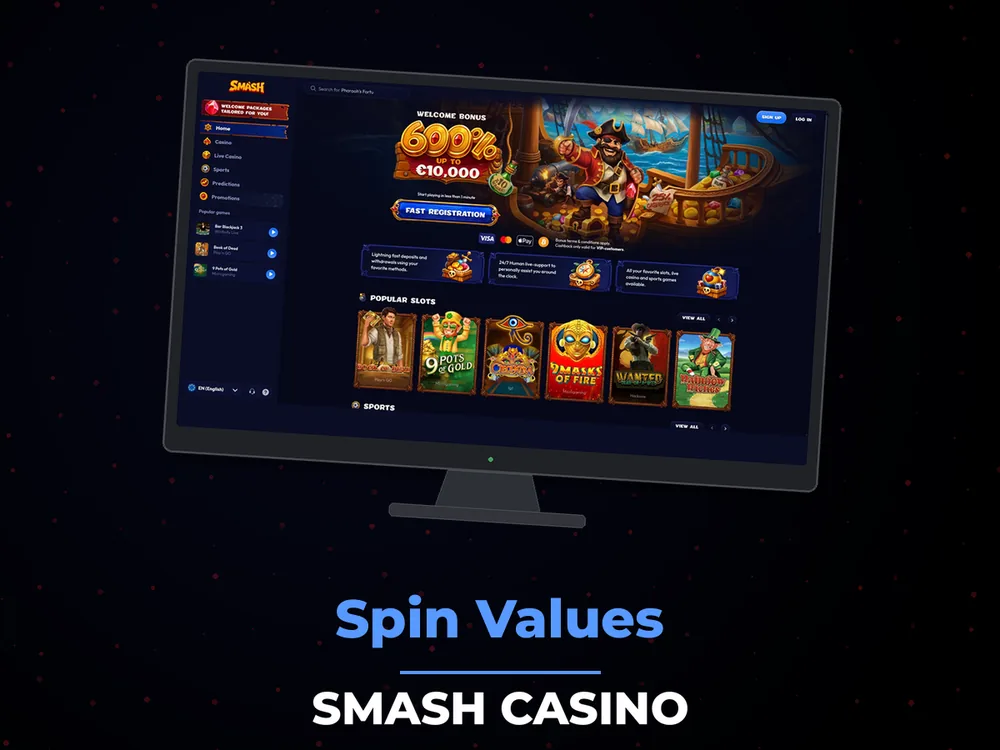 smash casino - Spin Values