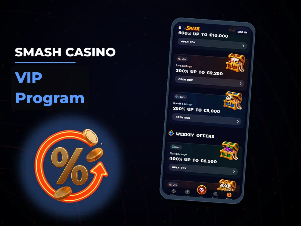 smash casino - VIP Program
