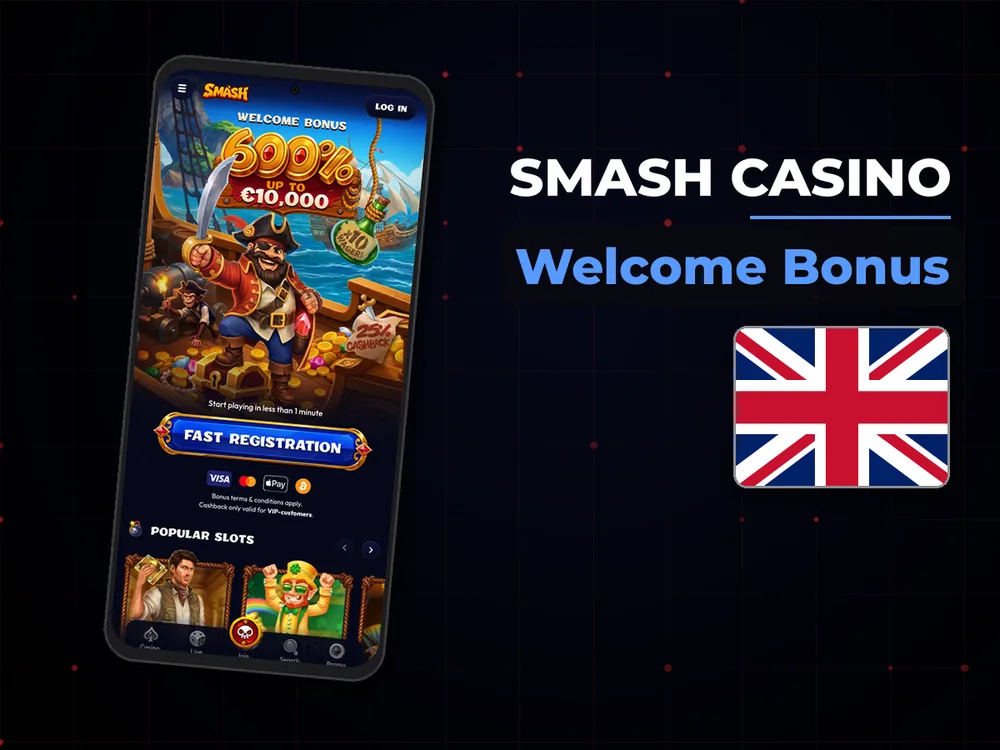 smash casino - Welcome Bonus